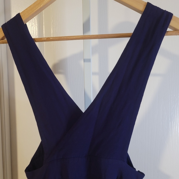 Anthropologie x Maeve Souxanne Apron Wide Leg Jumpsuit 0 - Picture 8 of 12